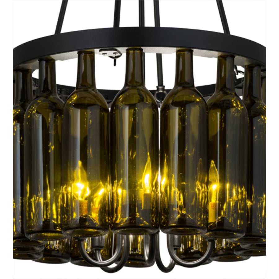 Meyda Tiffany Tuscan Vineyard 5 Light 17" Wide Drum Chandelier