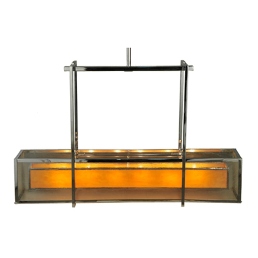 Meyda Tiffany Quadrato 6 Light 54" Wide Linear Pendant