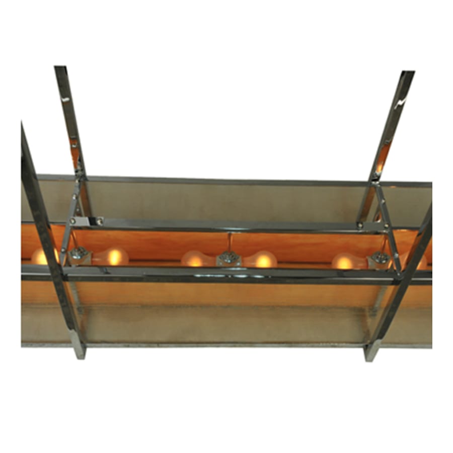 Meyda Tiffany Quadrato 6 Light 54" Wide Linear Pendant
