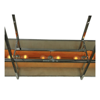 Meyda Tiffany Quadrato 6 Light 54" Wide Linear Pendant