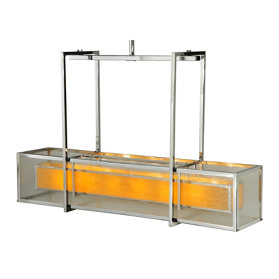 Meyda Tiffany Quadrato 6 Light 54" Wide Linear Pendant