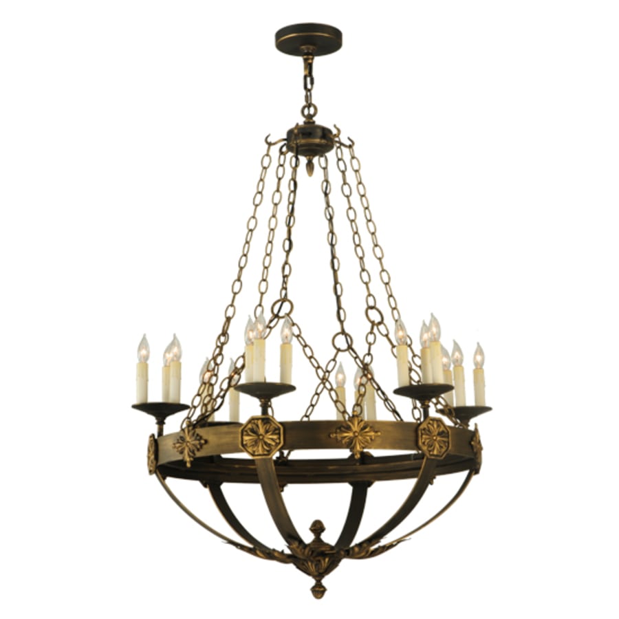 Meyda Tiffany Neapolis 18 Light 32" Wide Taper Candle Style Chandelier
