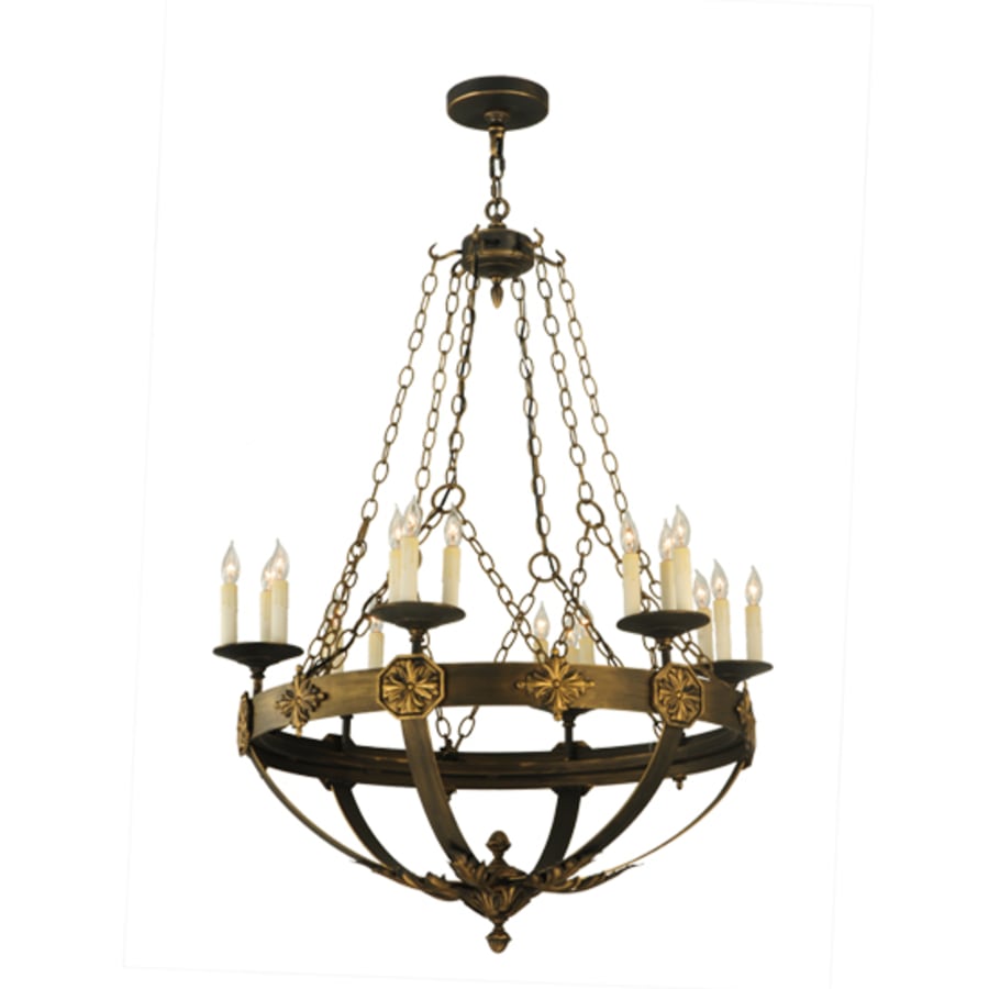 Meyda Tiffany Neapolis 18 Light 32" Wide Taper Candle Style Chandelier