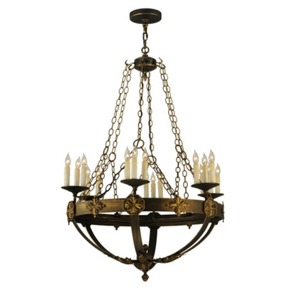 Meyda Tiffany Neapolis 18 Light 32" Wide Taper Candle Style Chandelier
