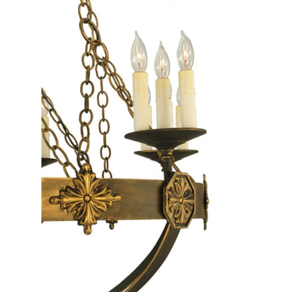 Meyda Tiffany Neapolis 18 Light 32" Wide Taper Candle Style Chandelier