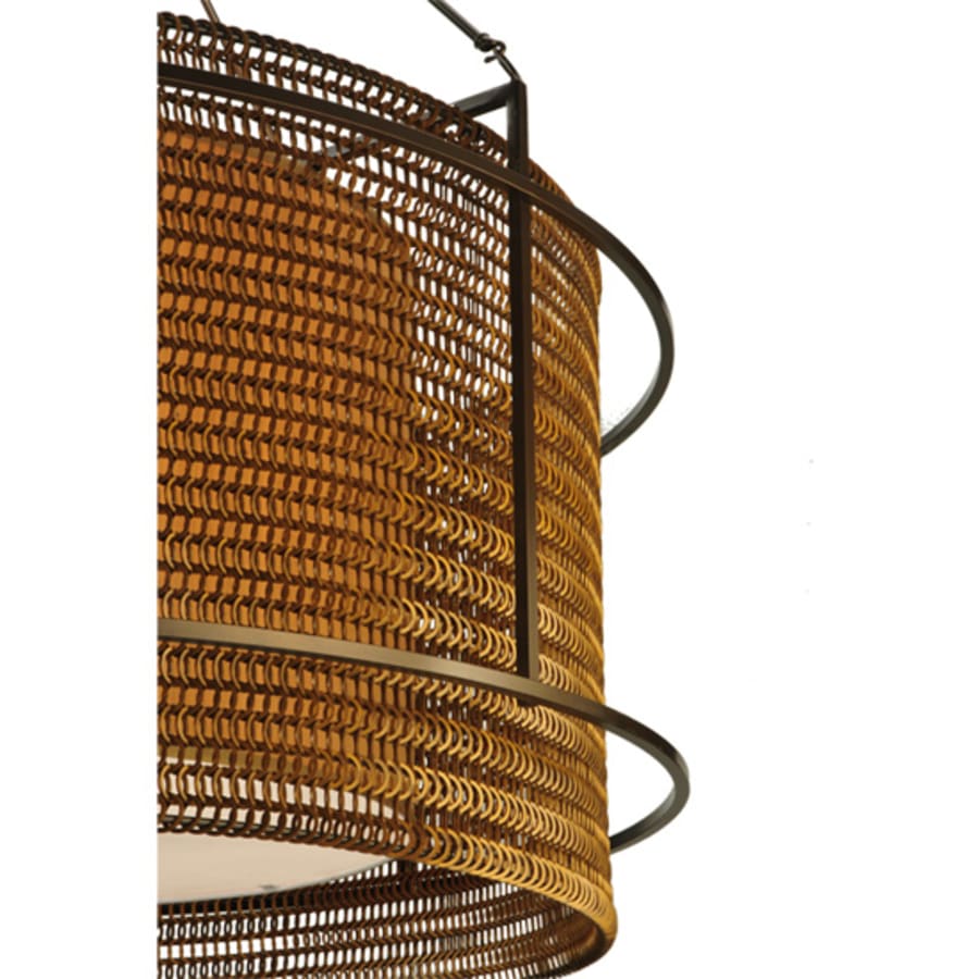 Meyda Tiffany Maille 6 Light 47" Wide Suspension Pendant