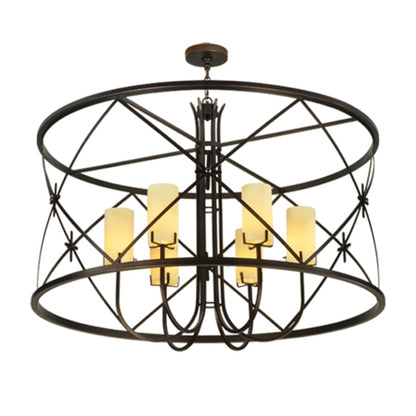 Meyda Tiffany Penelope 6 Light 48" Wide Pillar Candle Pendant