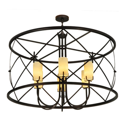 Meyda Tiffany Penelope 6 Light 48" Wide Pillar Candle Pendant