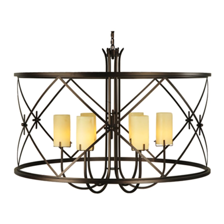 Meyda Tiffany Penelope 6 Light 48" Wide Pillar Candle Pendant