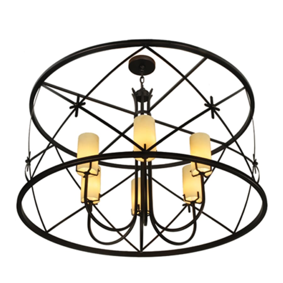 Meyda Tiffany Penelope 6 Light 48" Wide Pillar Candle Pendant