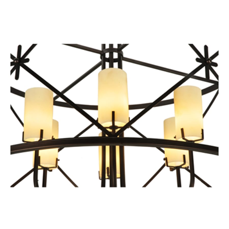 Meyda Tiffany Penelope 6 Light 48" Wide Pillar Candle Pendant