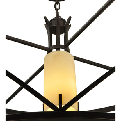 Meyda Tiffany Penelope 6 Light 48" Wide Pillar Candle Pendant