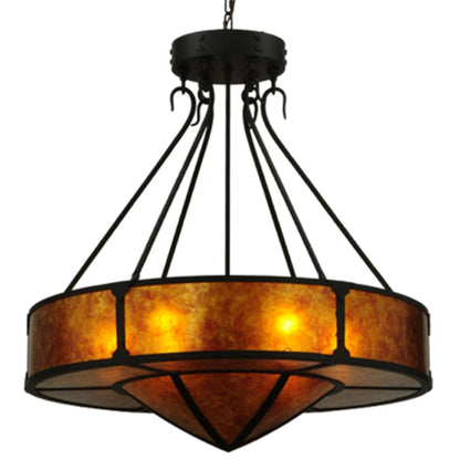 Meyda Tiffany Timber 6 Light 32" Wide Pendant