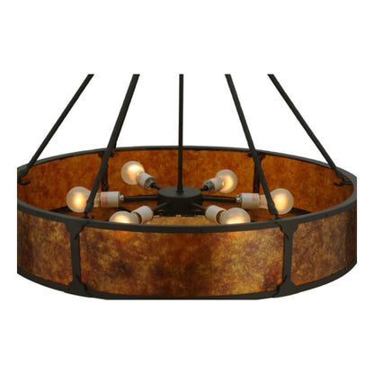 Meyda Tiffany Timber 6 Light 32" Wide Pendant