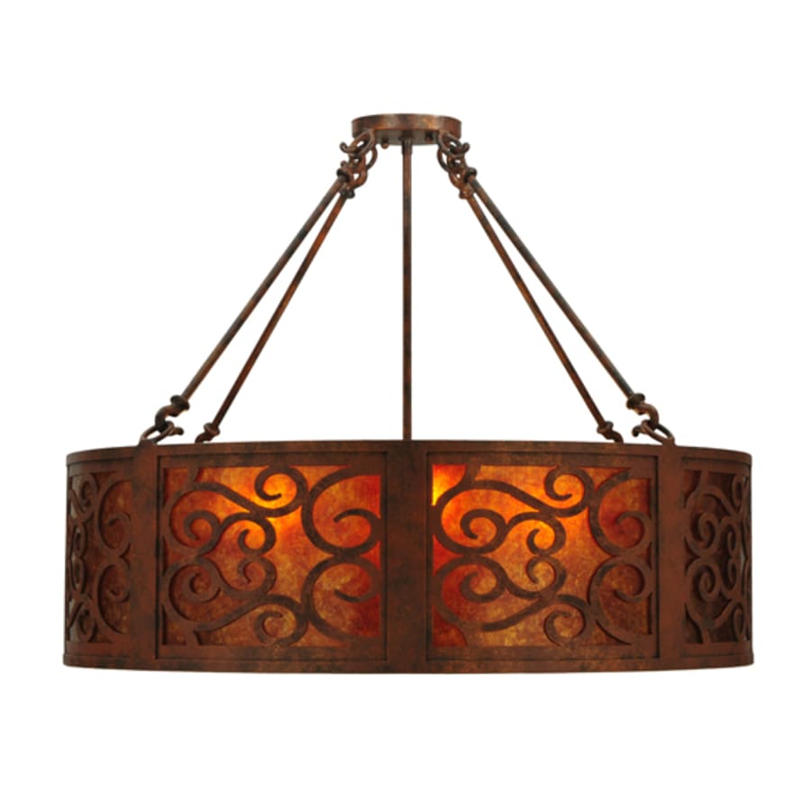 Meyda Tiffany Dean 4 Light 30" Wide Suspension Pendant