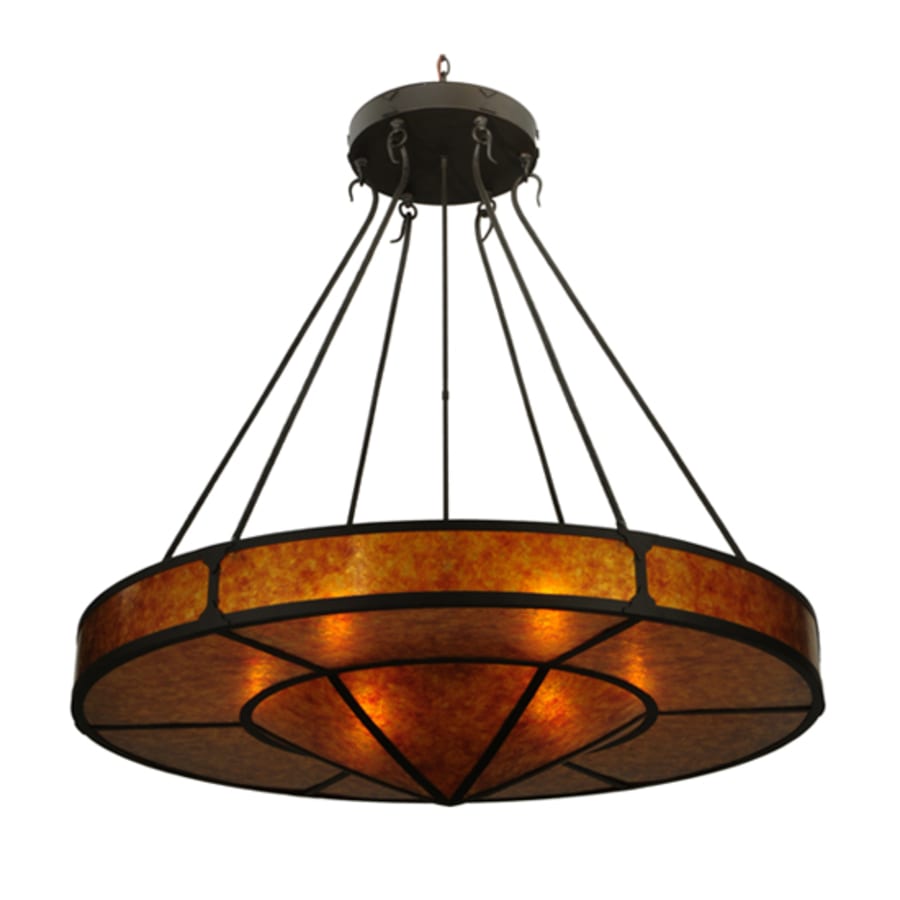 Meyda Tiffany Timber 6 Light 48" Wide Pendant
