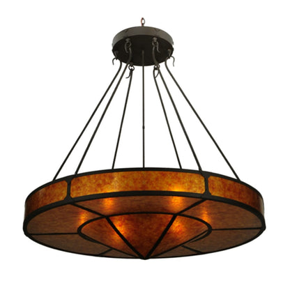 Meyda Tiffany Timber 6 Light 48" Wide Pendant