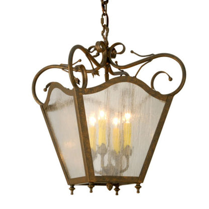 Meyda Tiffany Terena 4 Light 22" Wide Taper Candle Pendant