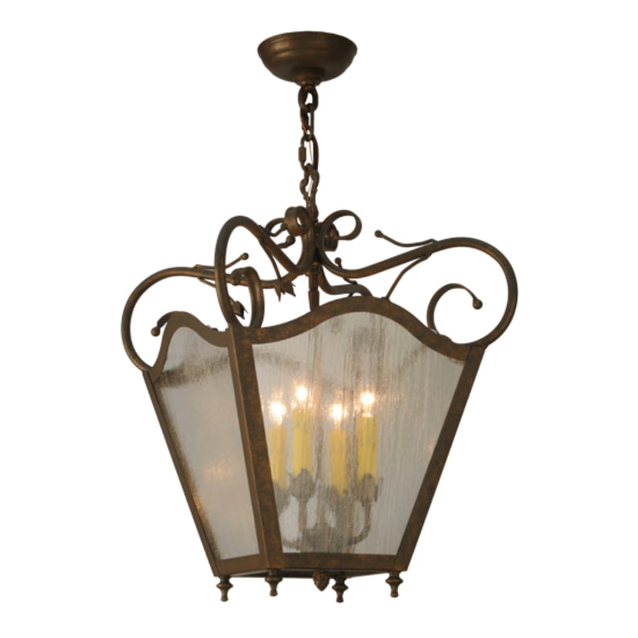 Meyda Tiffany Terena 4 Light 22" Wide Taper Candle Pendant