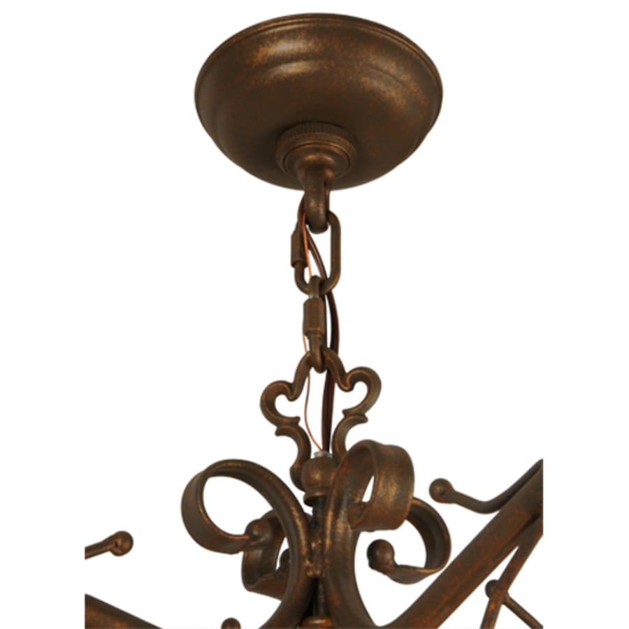 Meyda Tiffany Terena 4 Light 22" Wide Taper Candle Pendant