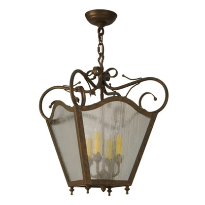 Meyda Tiffany Terena 4 Light 22" Wide Taper Candle Pendant