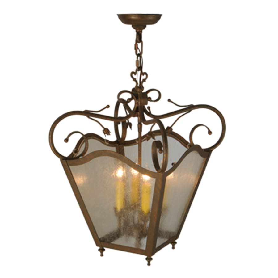 Meyda Tiffany Terena 4 Light 22" Wide Taper Candle Pendant
