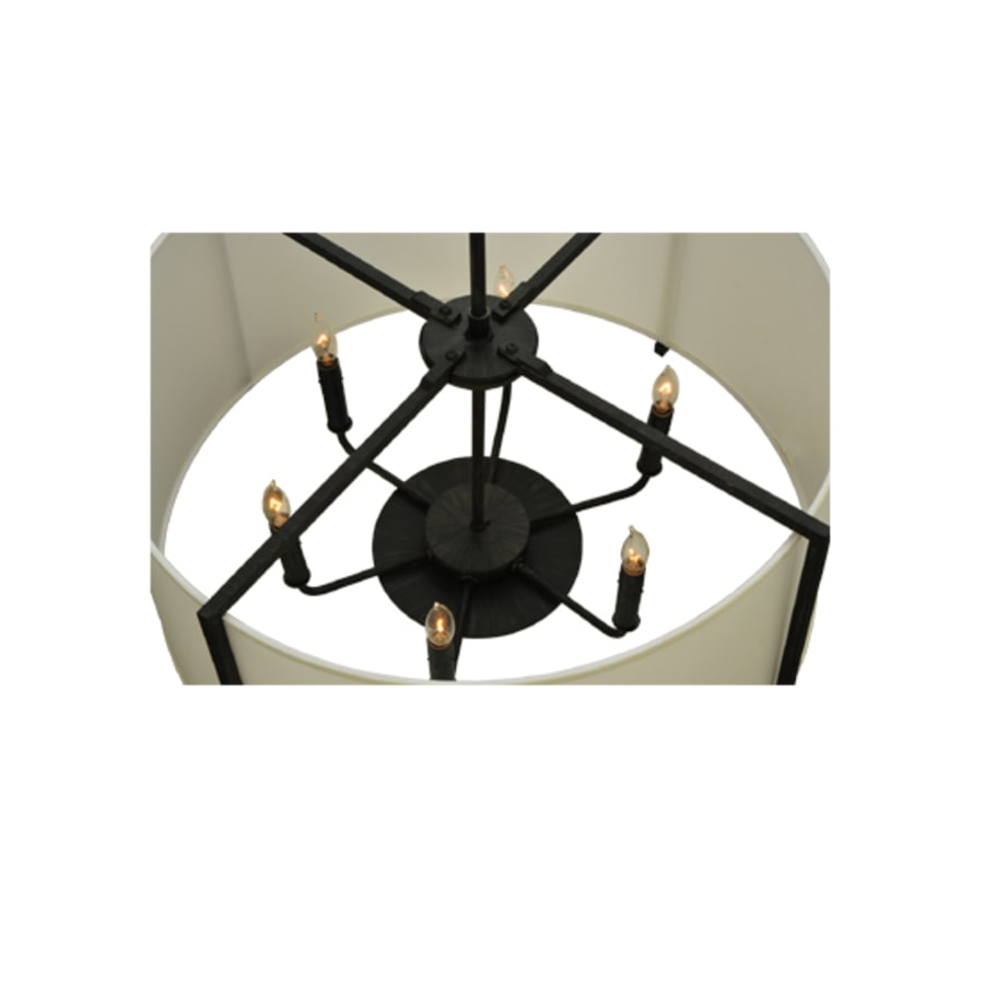 Meyda Tiffany Cilindro Lucy 6 Light 27" Wide Pendant