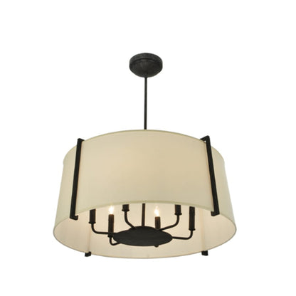 Meyda Tiffany Cilindro Lucy 6 Light 27" Wide Pendant