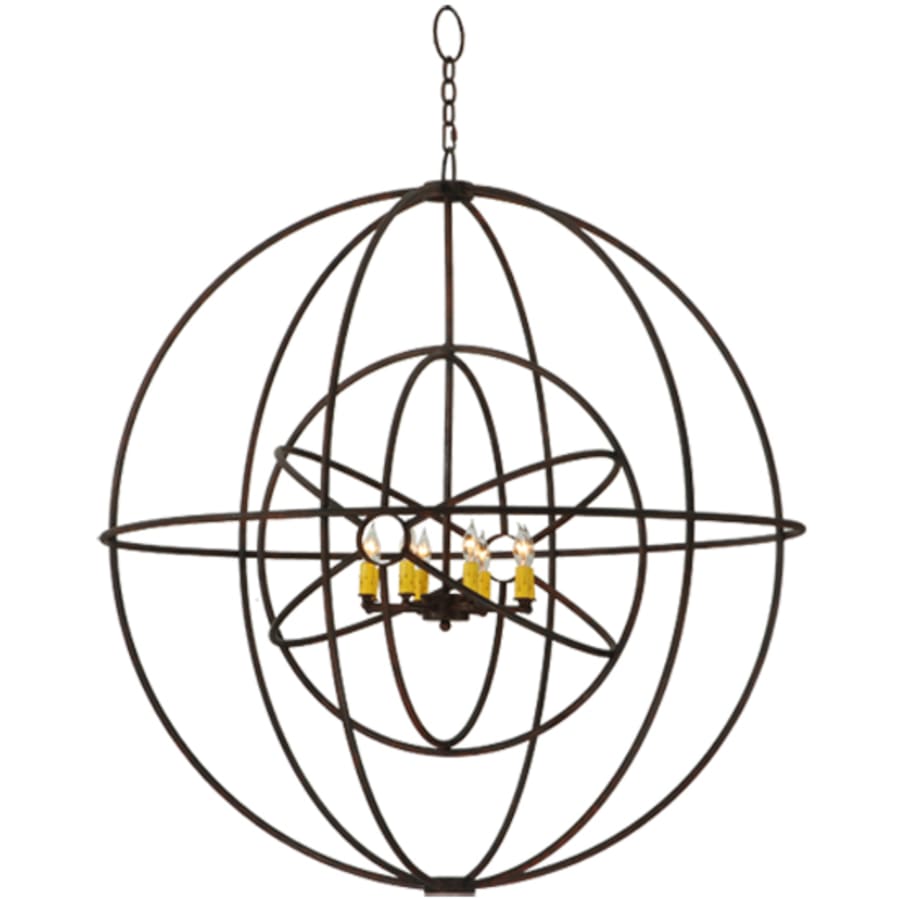 Meyda Tiffany Atom Enerjisi 8 Light 43" Wide Taper Candle Pendant