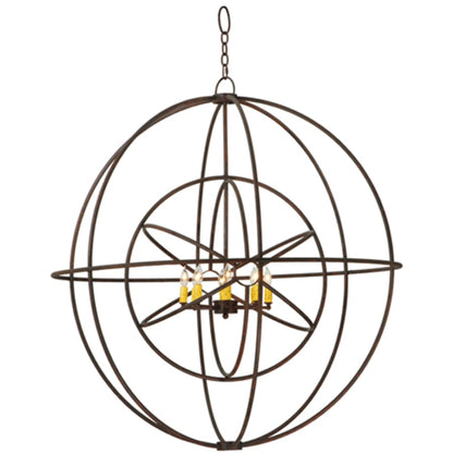 Meyda Tiffany Atom Enerjisi 8 Light 43" Wide Taper Candle Pendant
