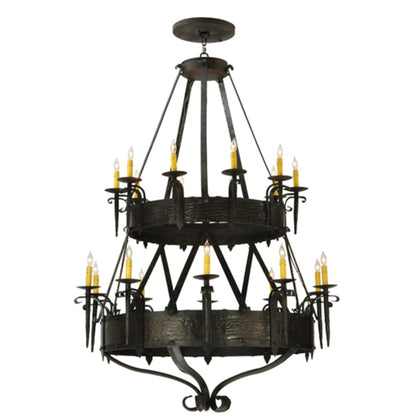 Meyda Tiffany Costello 20 Light 45" Wide Taper Candle Style Chandelier