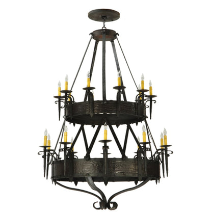 Meyda Tiffany Costello 20 Light 45" Wide Taper Candle Style Chandelier