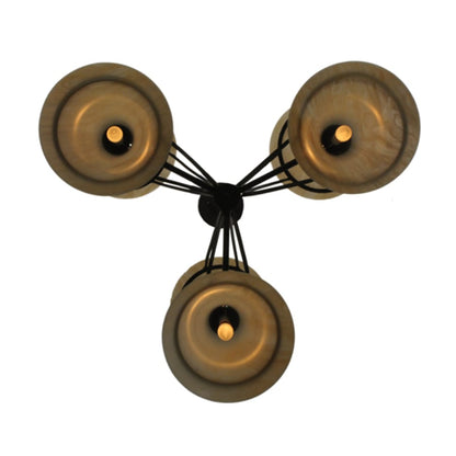 Meyda Tiffany Chronos 6 Light 30" Wide Chandelier - Classic Rust Finish