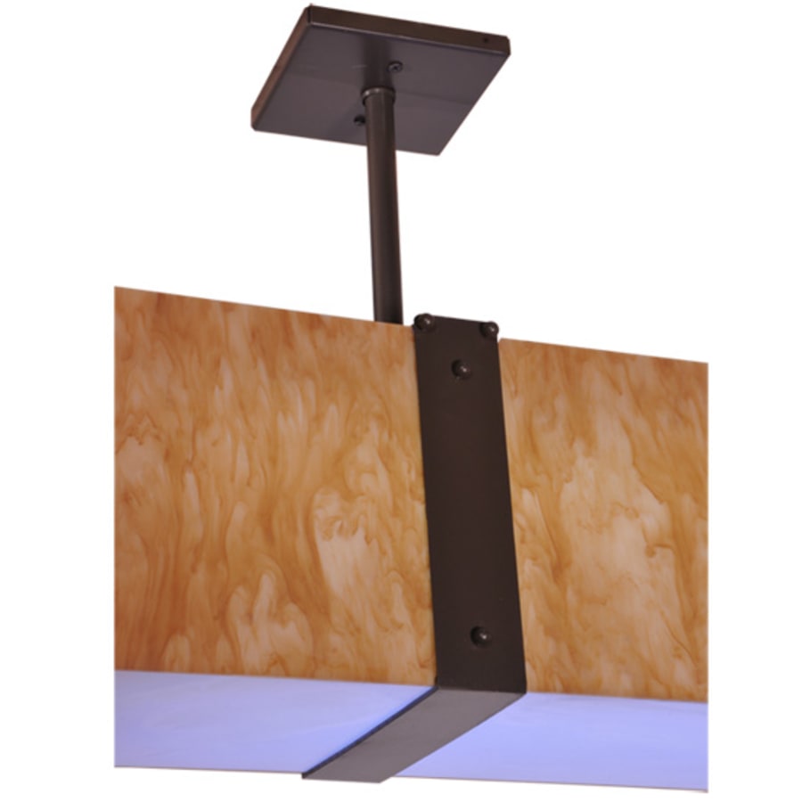Meyda Tiffany Quadrato 144" Wide LED Semi-Flush Ceiling Fixture