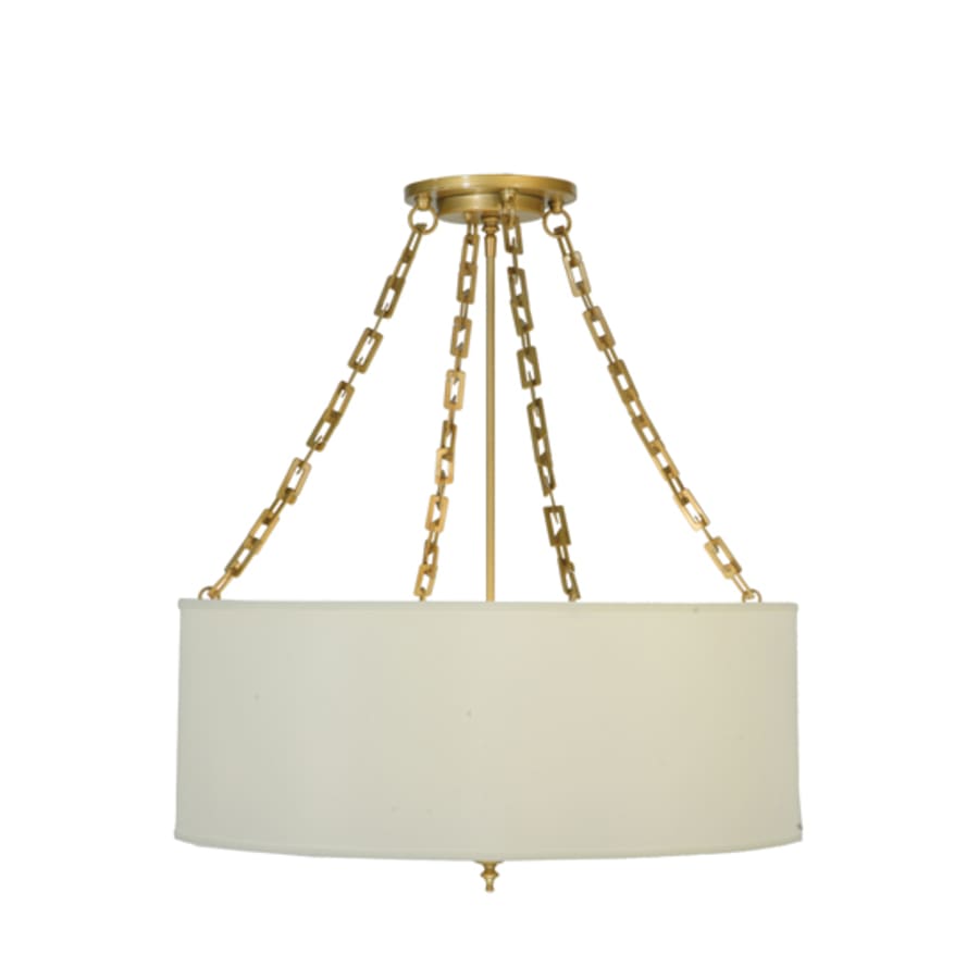 Meyda Tiffany Cilindro Eggshell 6 Light 28" Wide Suspension Pendant