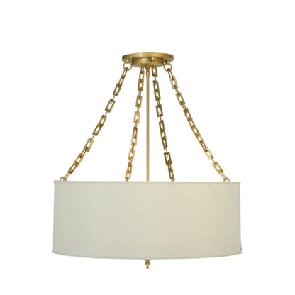 Meyda Tiffany Cilindro Eggshell 6 Light 28" Wide Suspension Pendant