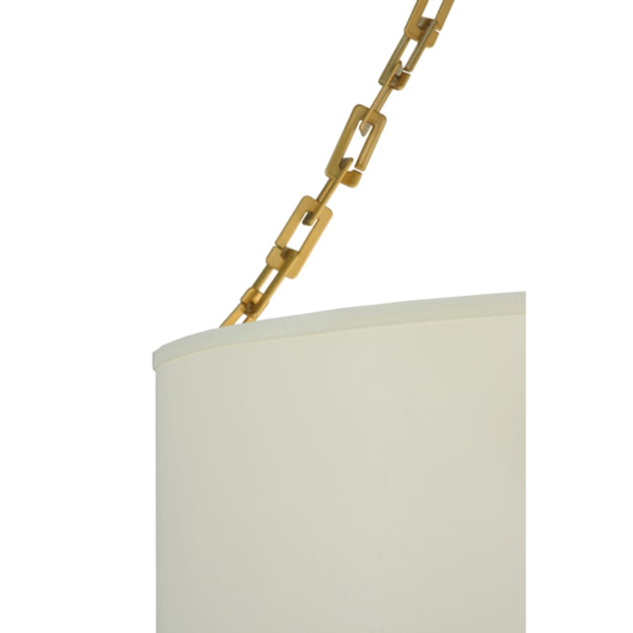 Meyda Tiffany Cilindro Eggshell 6 Light 28" Wide Suspension Pendant