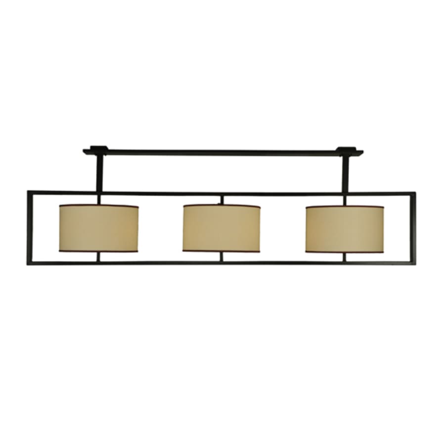 Meyda Tiffany Farm Table 6 Light 100" Wide Linear Pendant