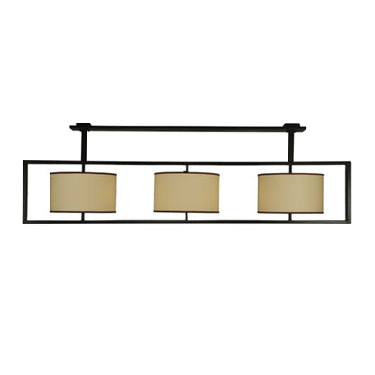 Meyda Tiffany Farm Table 6 Light 100" Wide Linear Pendant