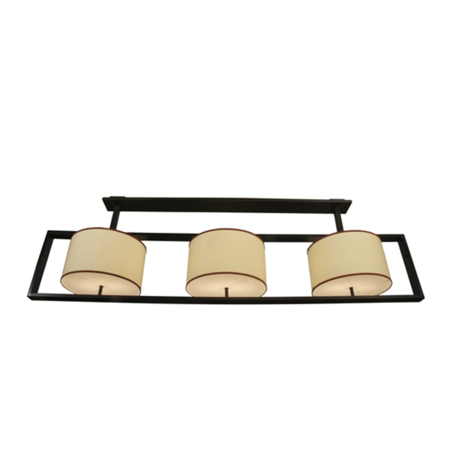 Meyda Tiffany Farm Table 6 Light 100" Wide Linear Pendant