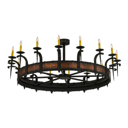 Meyda Tiffany Costello 16 Light 60" Wide Taper Candle Style Chandelier