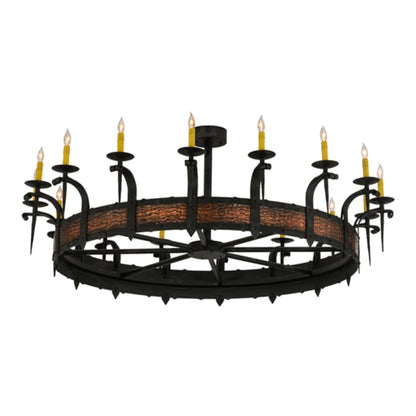 Meyda Tiffany Costello 16 Light 60" Wide Taper Candle Style Chandelier