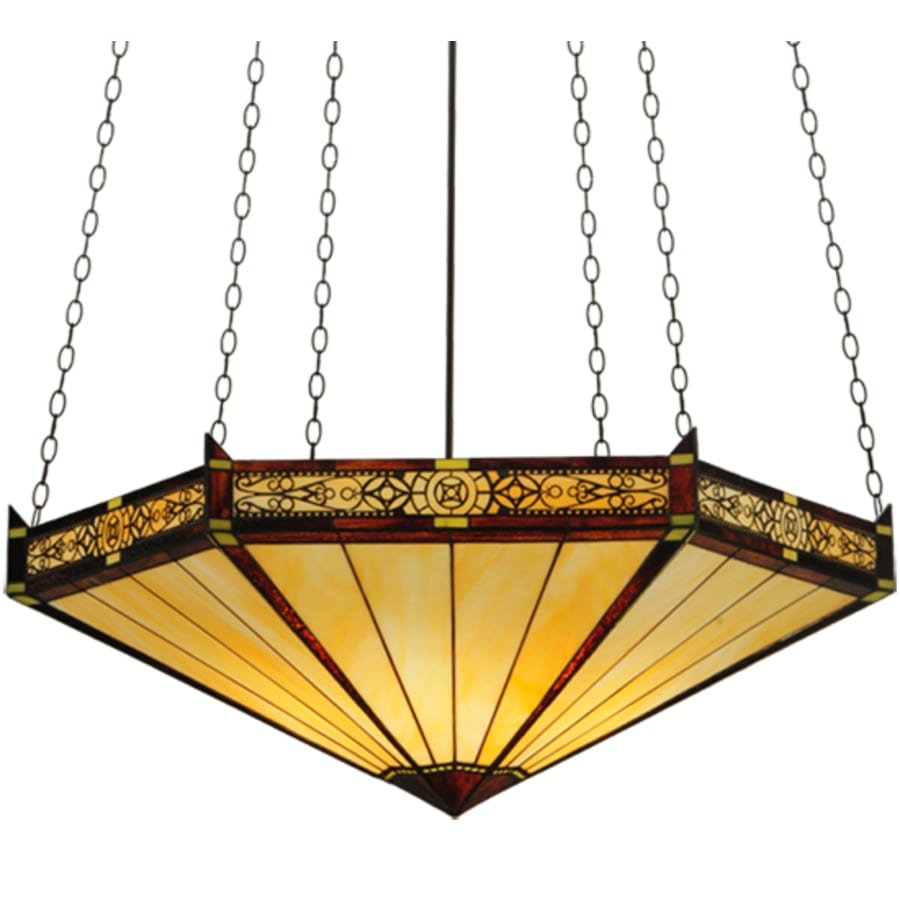 Meyda Tiffany Peaches 6 Light 49" Wide Pendant
