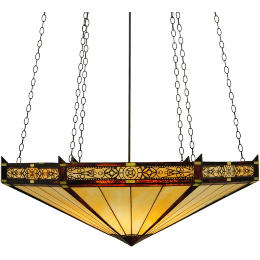 Meyda Tiffany Peaches 6 Light 49" Wide Pendant