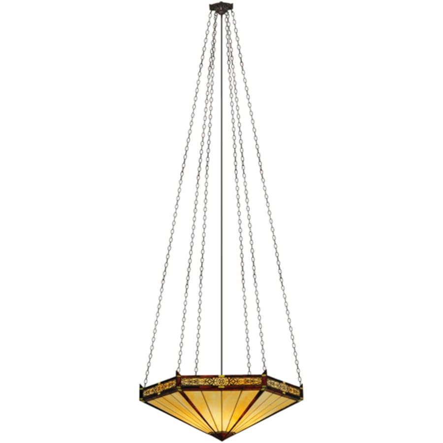 Meyda Tiffany Peaches 6 Light 49" Wide Pendant