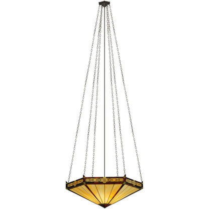 Meyda Tiffany Peaches 6 Light 49" Wide Pendant