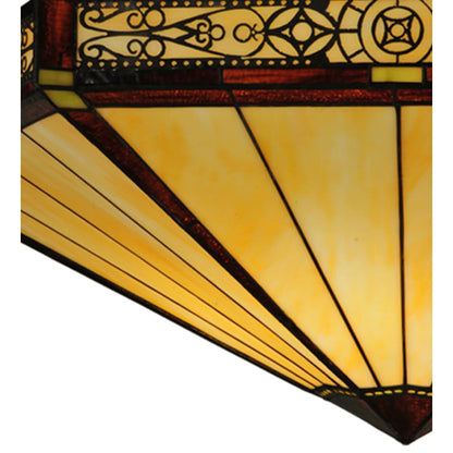Meyda Tiffany Peaches 6 Light 49" Wide Pendant