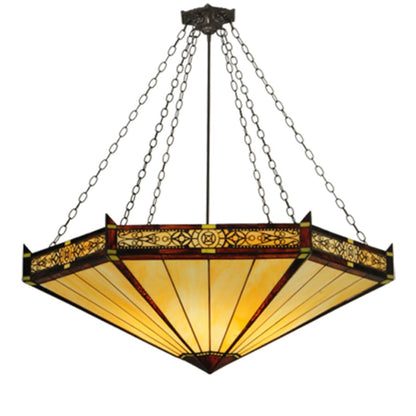 Meyda Tiffany Peaches 6 Light 49" Wide Pendant