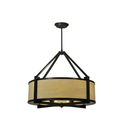 Meyda Tiffany Cross Hatch 4 Light 30" Wide Pendant