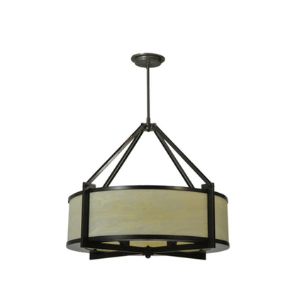 Meyda Tiffany Cross Hatch 4 Light 30" Wide Pendant